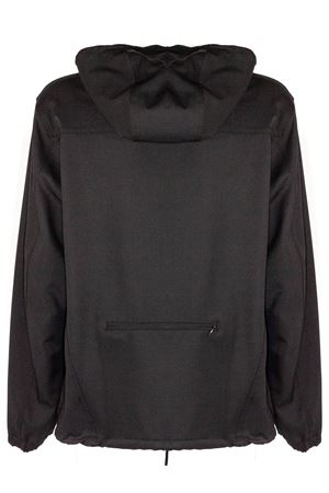 Black technical fabric jacket with hood MAURO GRIFONI | GV16113018003